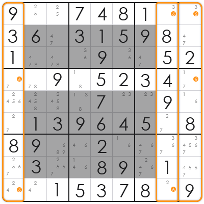 sudoku box line reduction